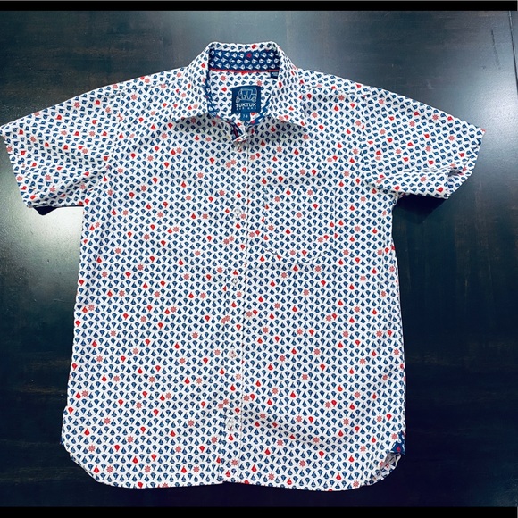 TUKTUK Designs SAILBOATS RED - BOYS SHORT SLEEVE - Picture 3 of 11